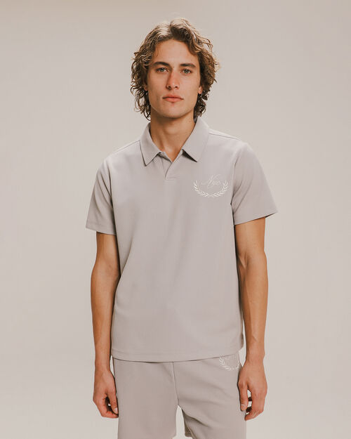 Polo Fit Relaxed Gris